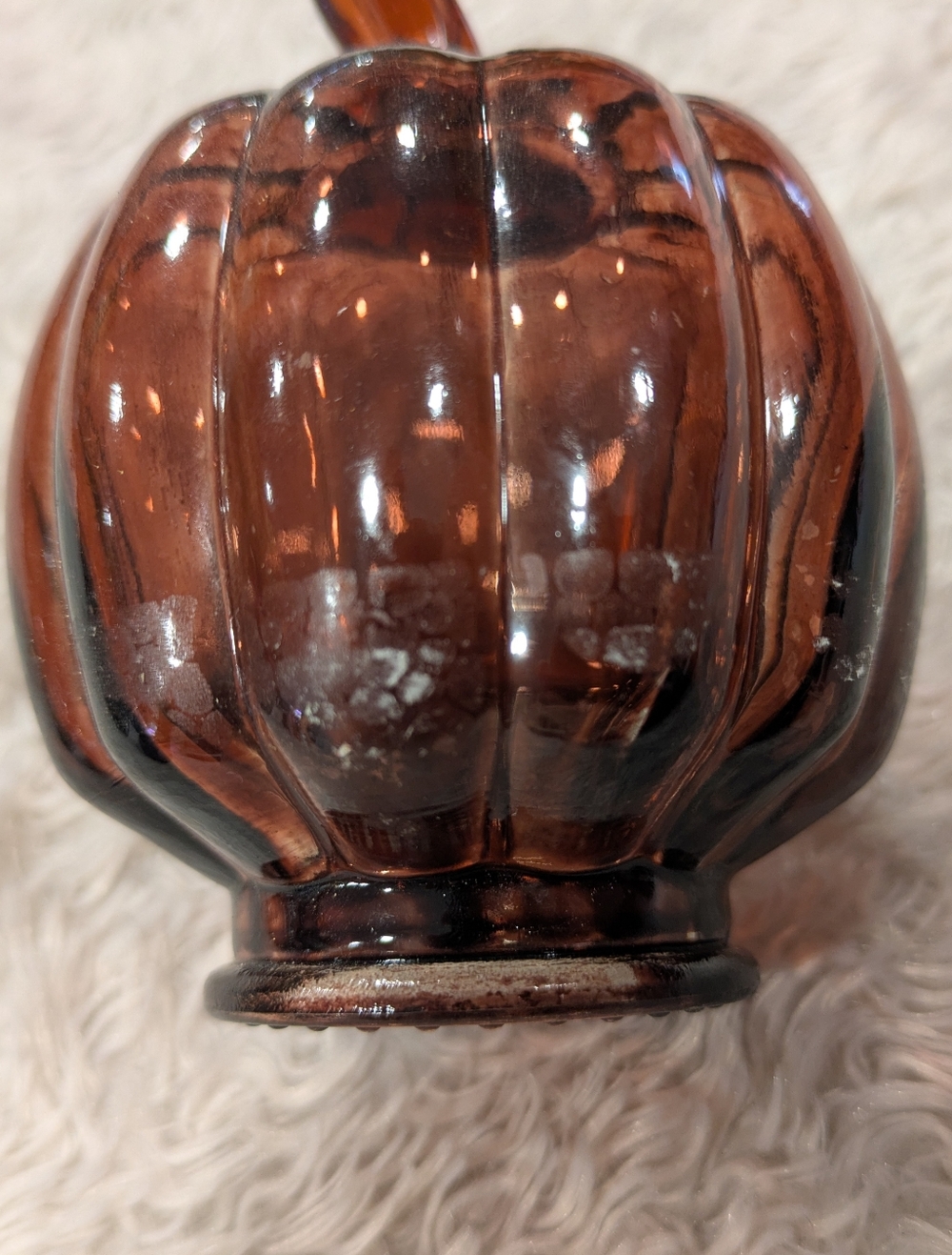 Glass Pumpkin Trio Decorative Accents - Gray, Blue, Brown - Picture 3 of 15